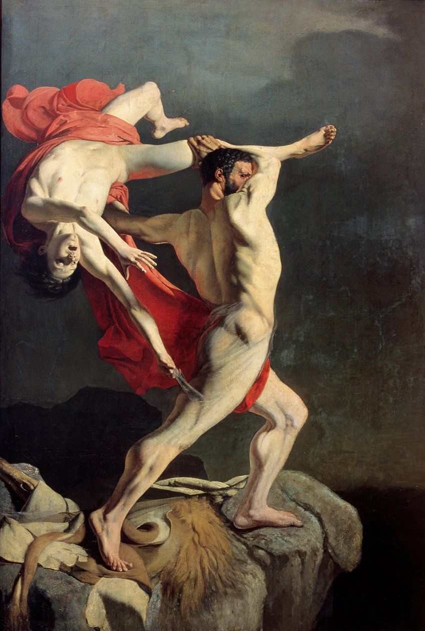 Hercules a Lichas, 1849 od P. S. Sorokin