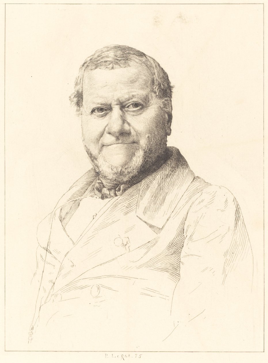 Portrét muže od P. le Robert