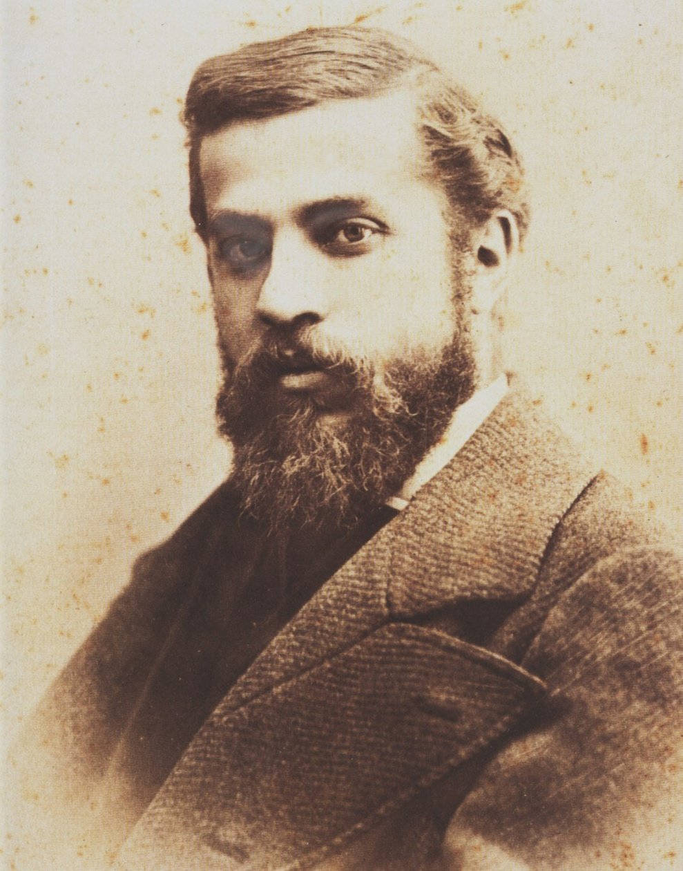 Portrét Antoniho Gaudího od Pablo Audouard Deglaire