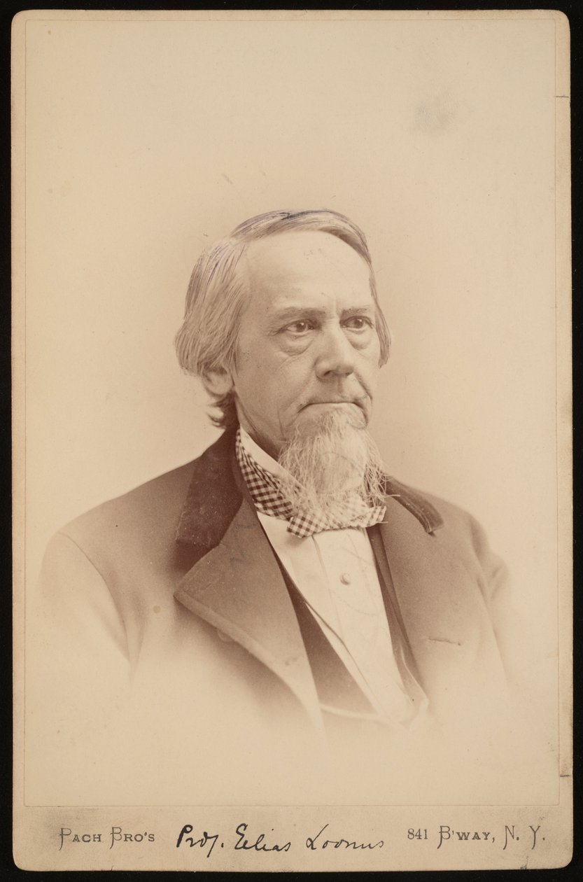 Portrét Eliase Loomise 1811-1889, mezi 1883 a 1889. od Pach Bros