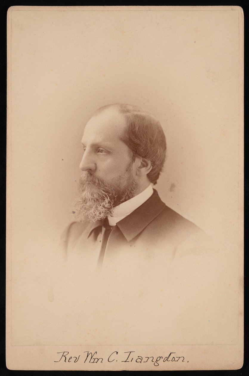 Portrét reverenda Williama Chauncy Langdona 1831-1895, cca 1881. od Pach Bros