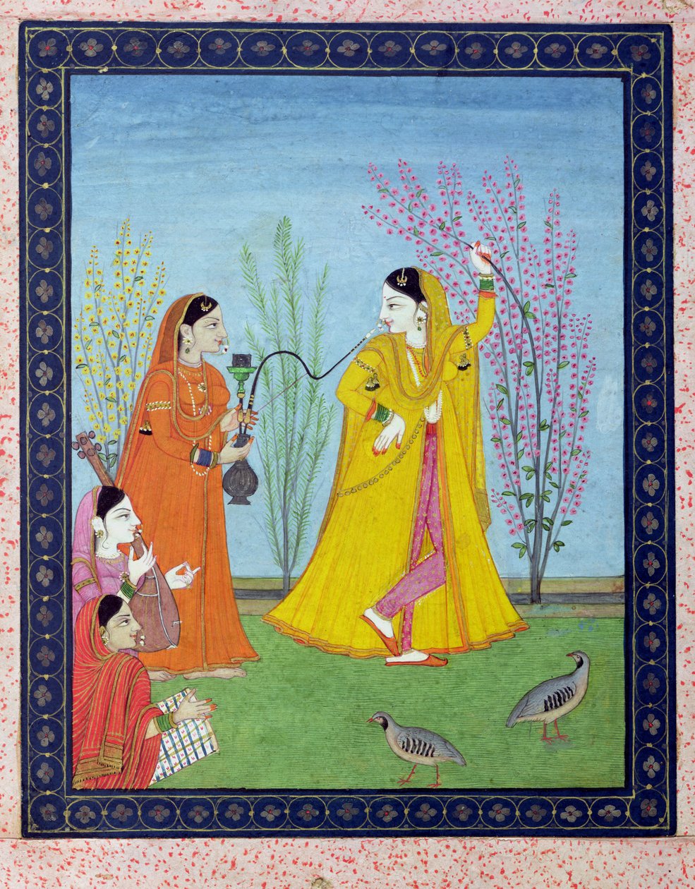 Počátek jara, z Chamba, Himachal Pradesh, c.1800 od Pahari School