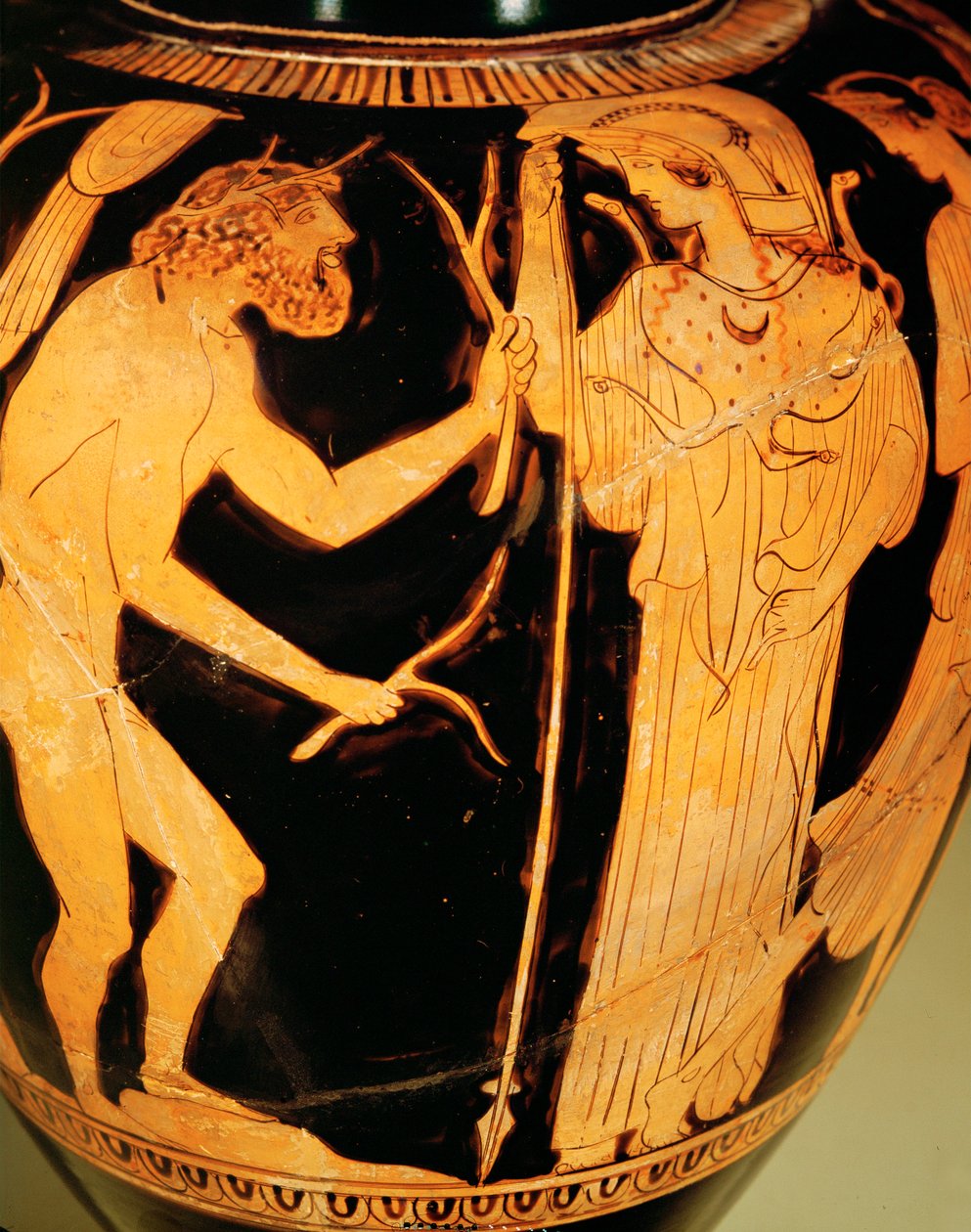 Odysseus a Athéna na setkání s Nausikou... od Painter Nausicaa