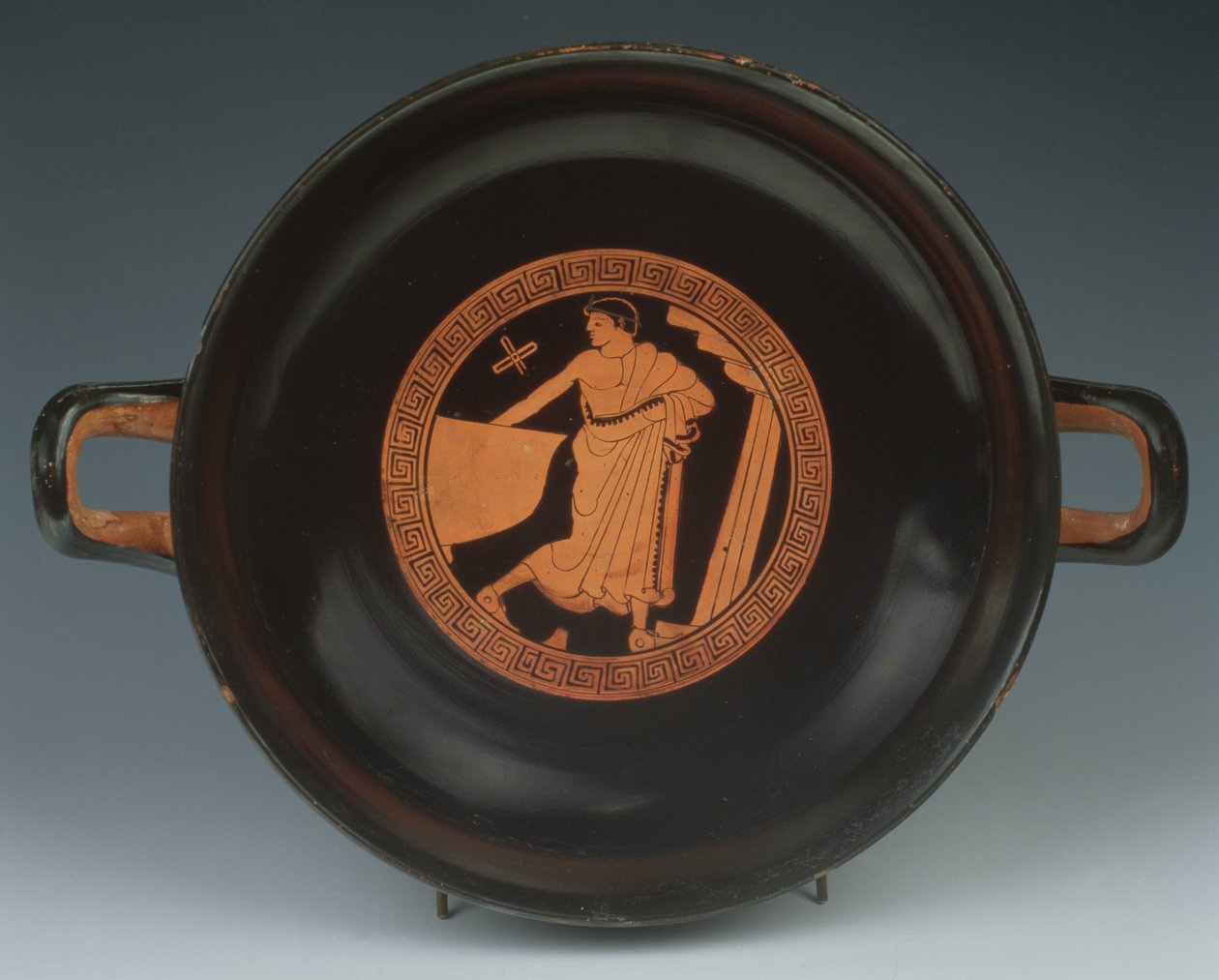 Červená postava Kylix, 490-480 př.nl (keramika) od Painter of the Paris Gigantomachy