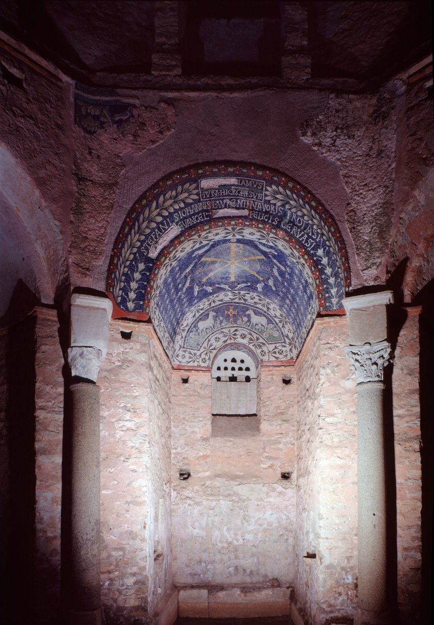 Výklenek s mozaikou, 5.-6. stol od Paleo Christian