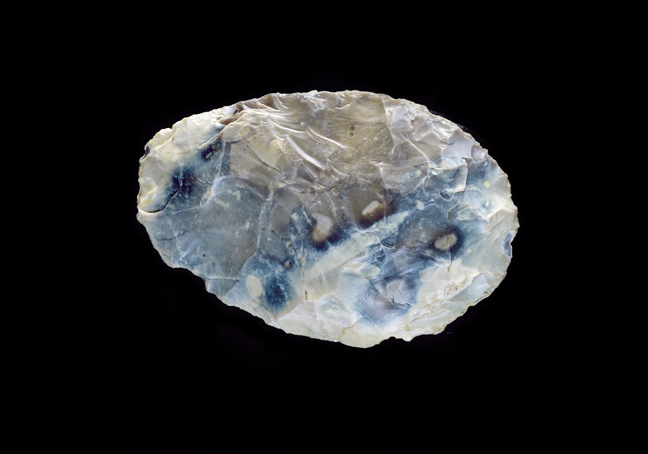 Čepel ze Saint-Aucheul, spodní doba achilovská, 400 000-350 000 př. n. l. (křemen) od Paleolithic