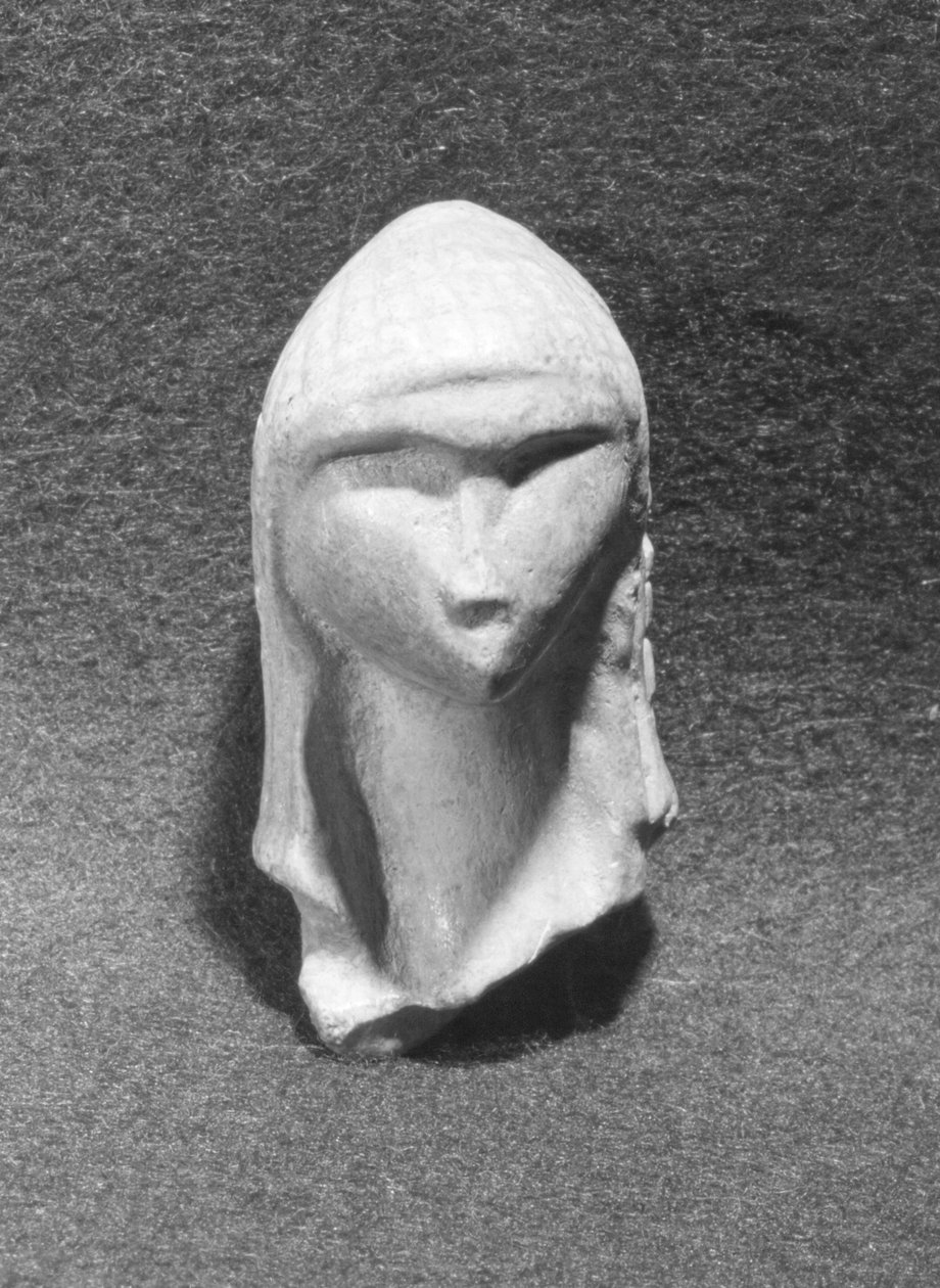 Hlava ženy známé jako Venuše z Brassempouy, asi 21000 př. n. l. od Paleolithic