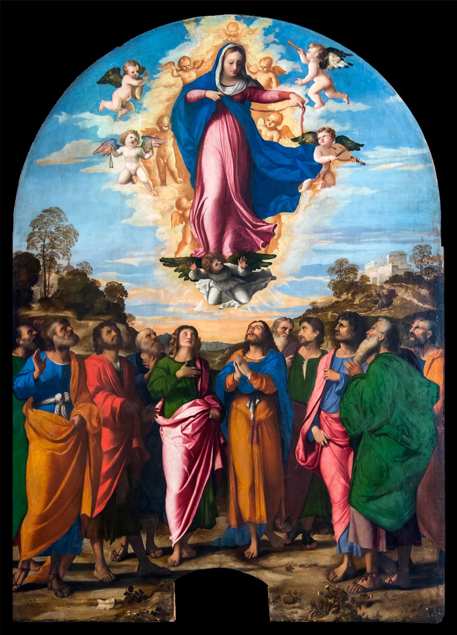 Nanebevzetí Panny Marie od Palma il Vecchio