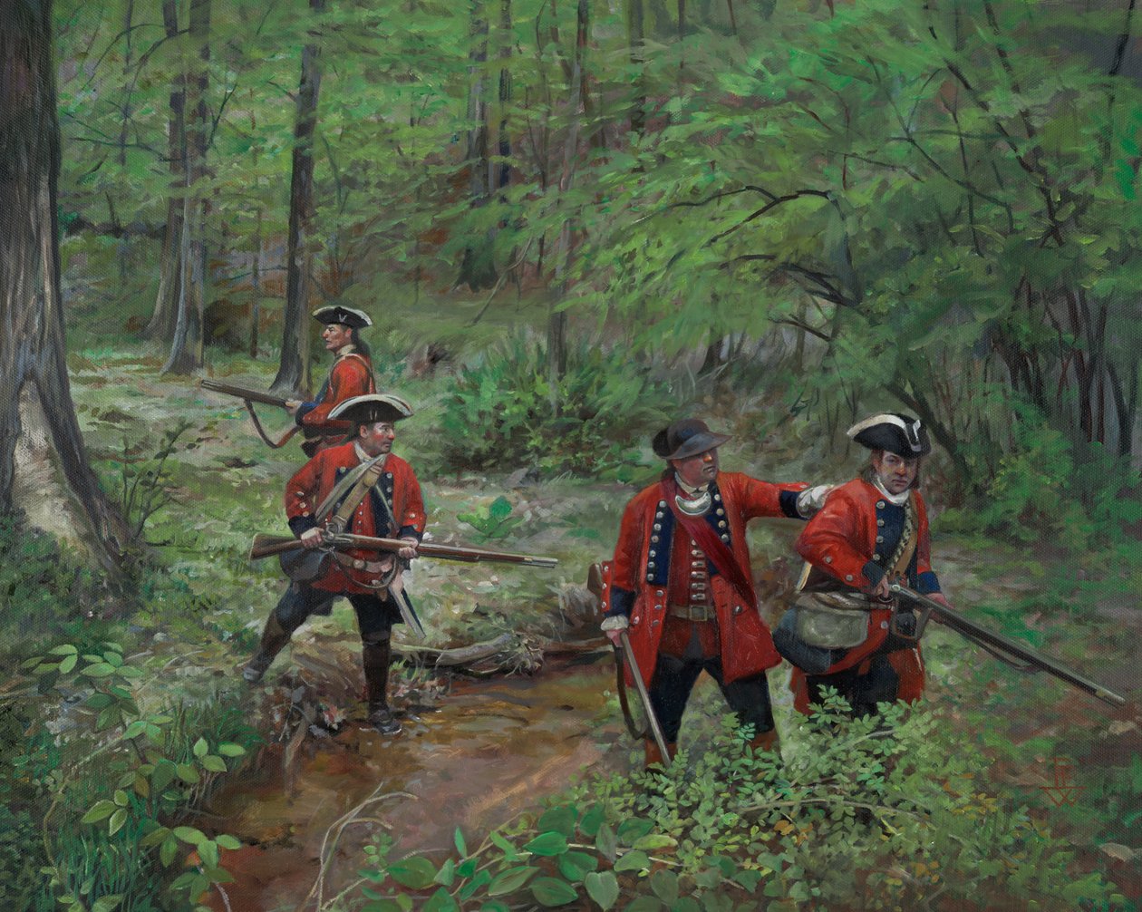 60th Regiment of Foot Royal Americans, 2013 (olej na plátně) od Pamela Patrick White
