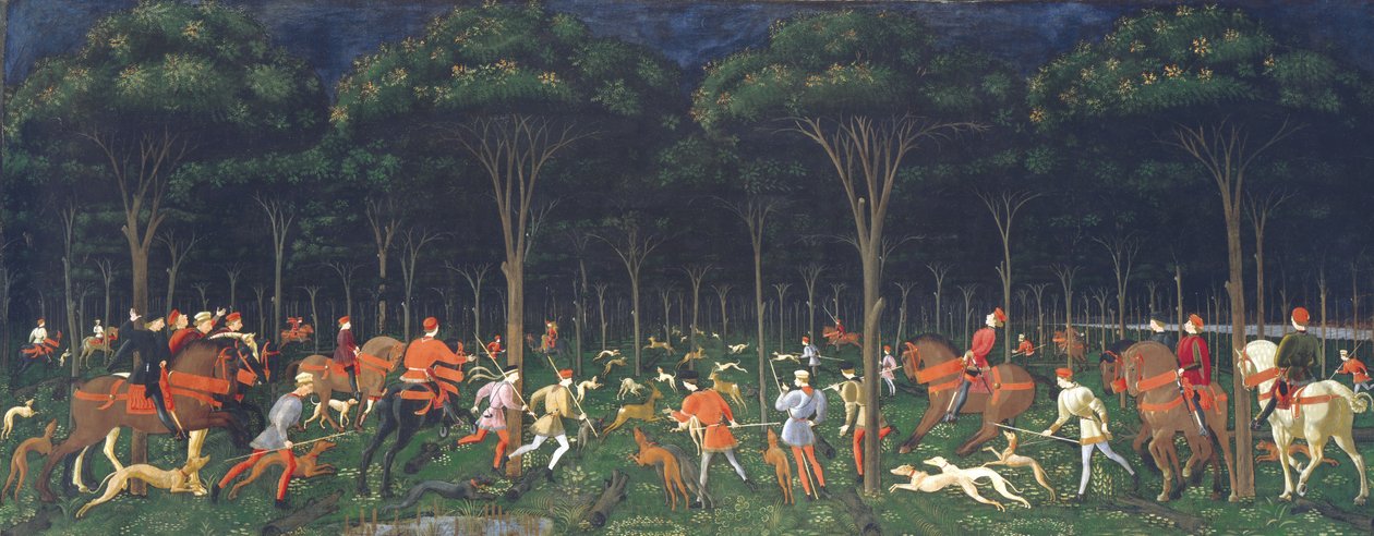 Noční lov od Paolo Uccello