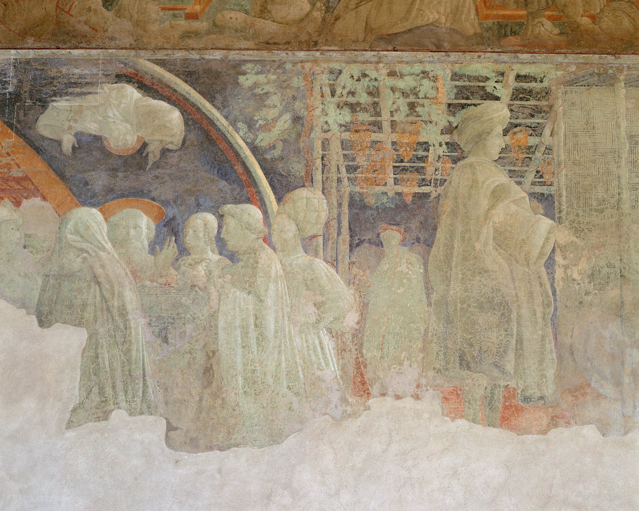 Noemova oběť a Noemovo opilství, Green Cloister, 1447-48 od Paolo Uccello