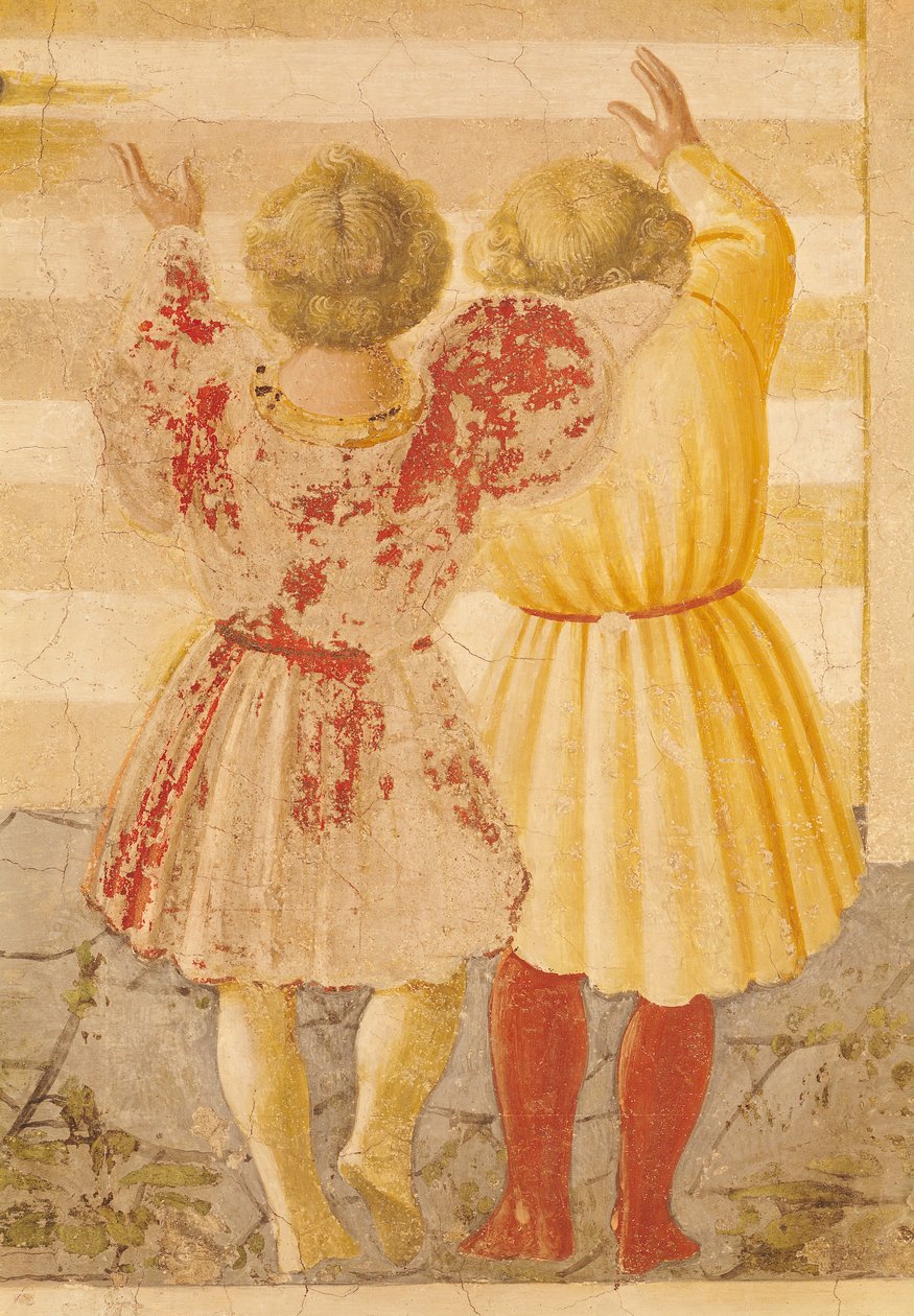 Představení Marie v chrámu, 1433-34 (detail) od Paolo Uccello