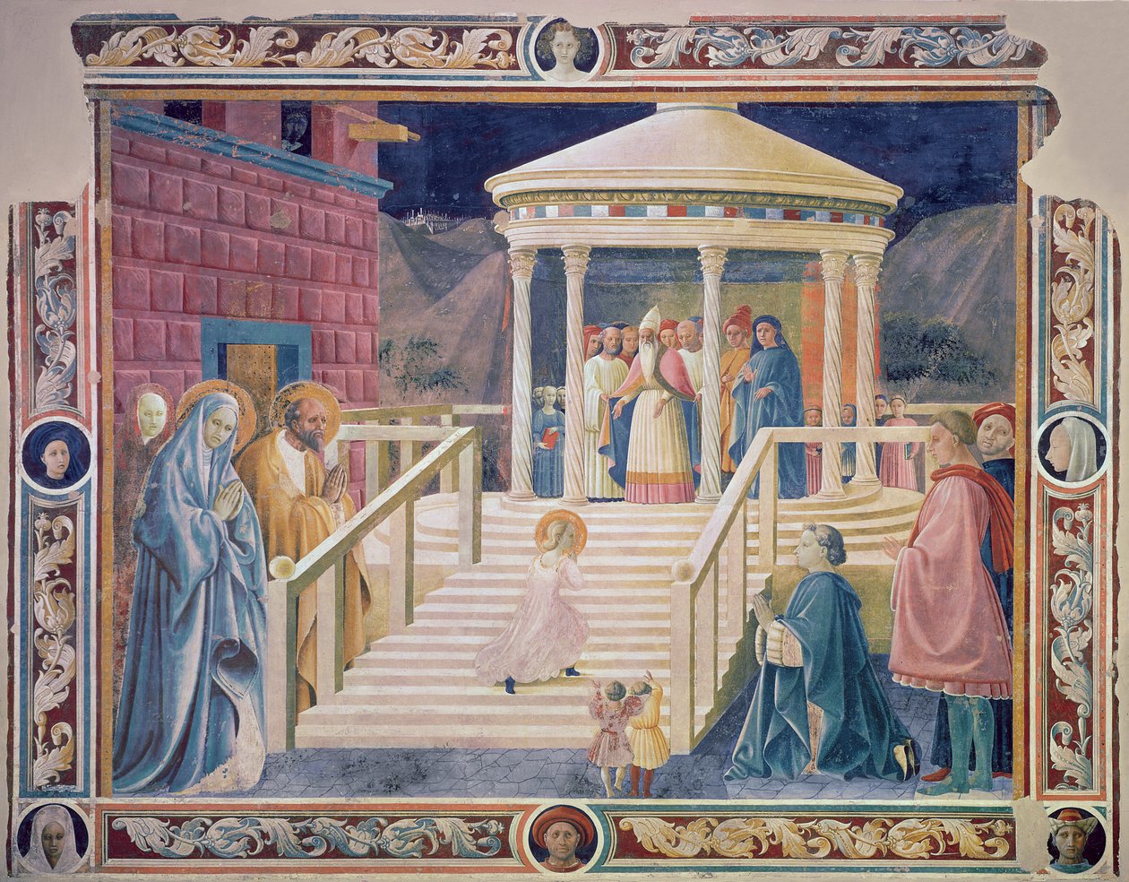 Uvedení Panny Marie v chrámu, 1433-34 od Paolo Uccello