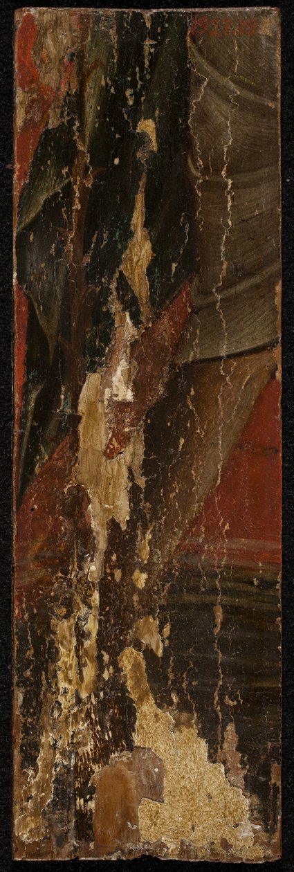 Saint Frances (zadní strana panelu), polovina 1300 (tempera na panelu) (viz také 5242334-36) od Paolo Veneziano