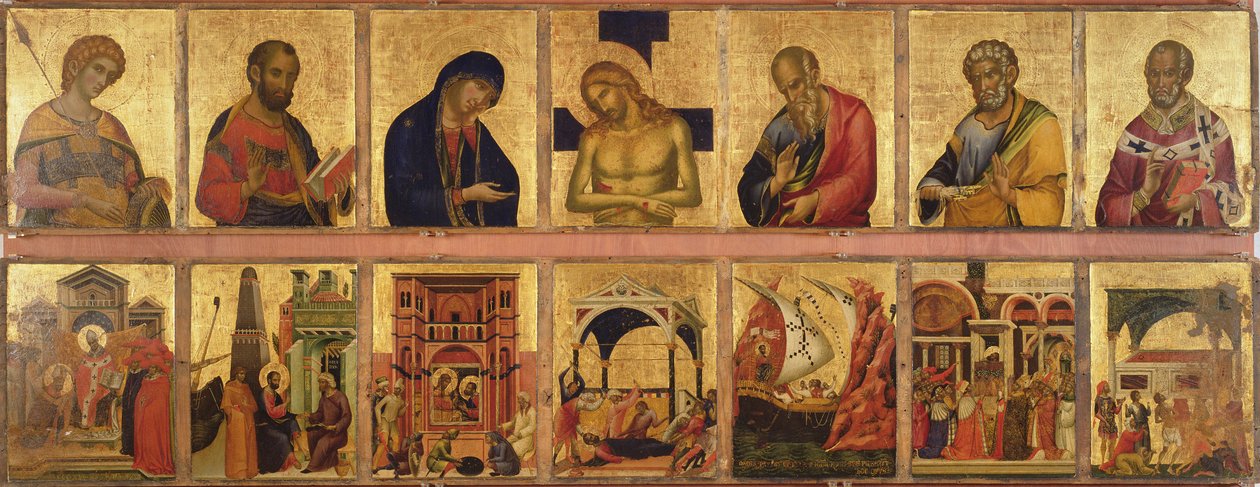 Pala Feriale, 1345 (tempera a zlatý list na panelu) od Paolo Veneziano