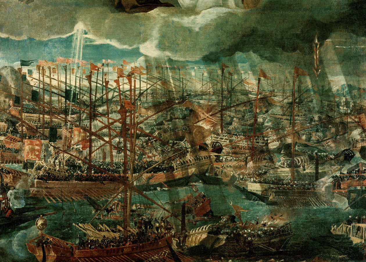 Alegorie bitvy u Lepanta (detail obrazu 60381) od Paolo Veronese