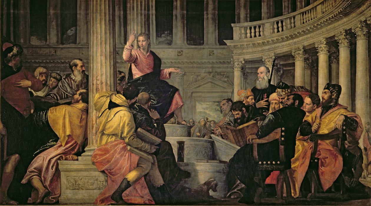 Kristus s lékaři v chrámu, 1548 od Paolo Veronese