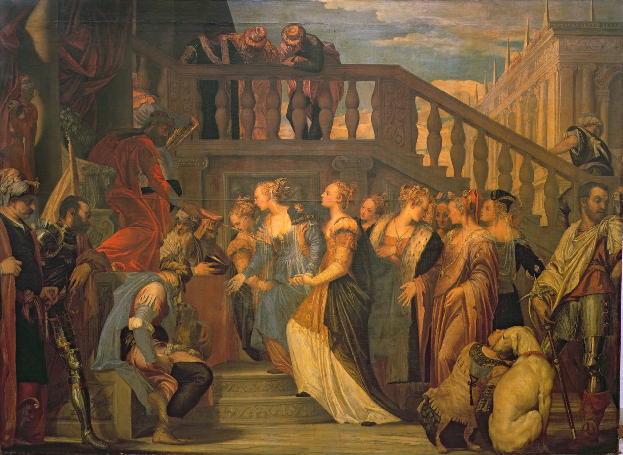 Ester a Ahasver od Paolo Veronese