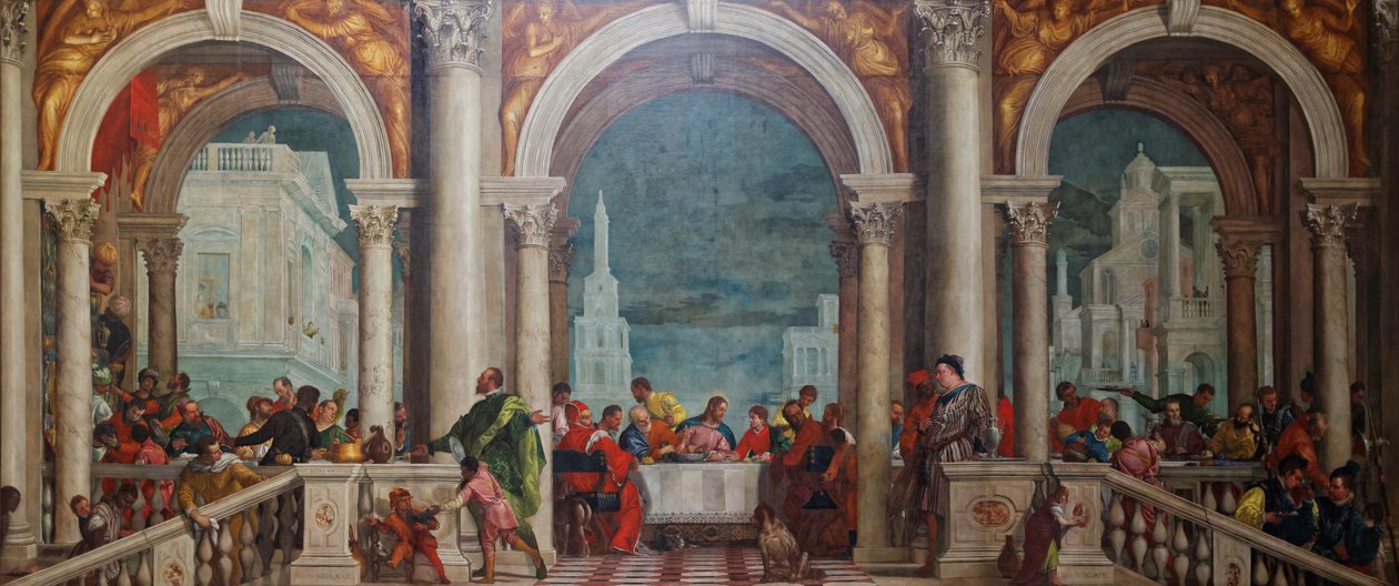 Svátek v domě Leviů od Paolo Veronese