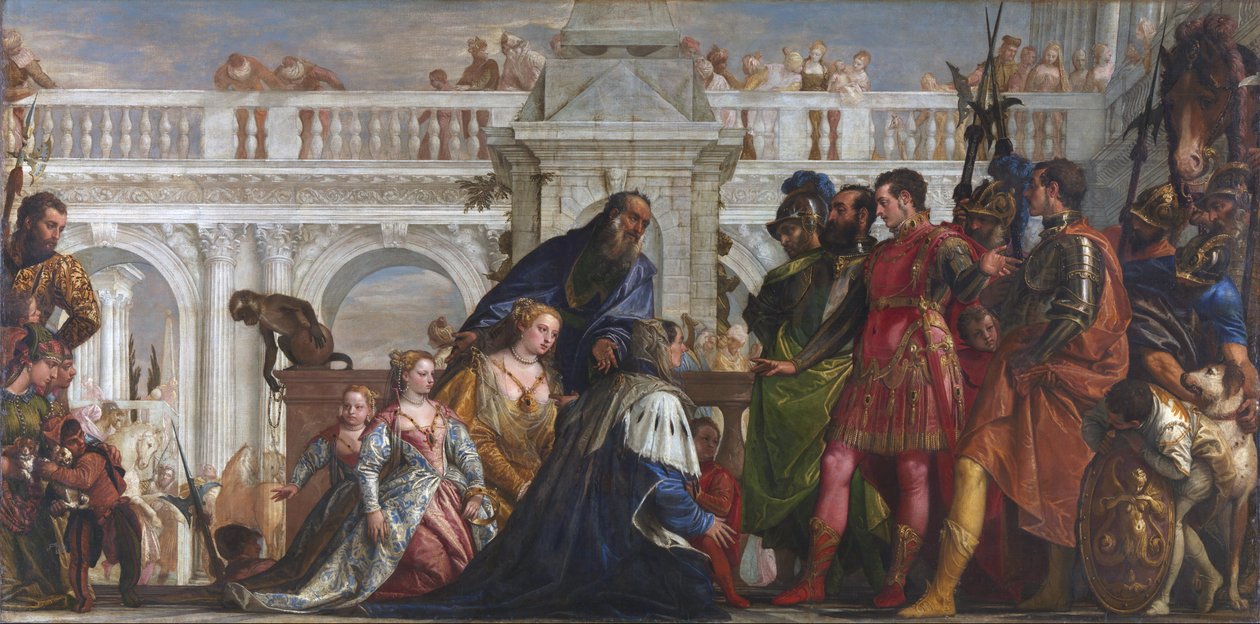 Dariova rodina před Alessandrem Rodina Dareiova před Alexandrem od Paolo Veronese