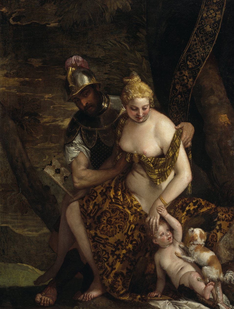 Mars, Venuše a Amor od Paolo Veronese