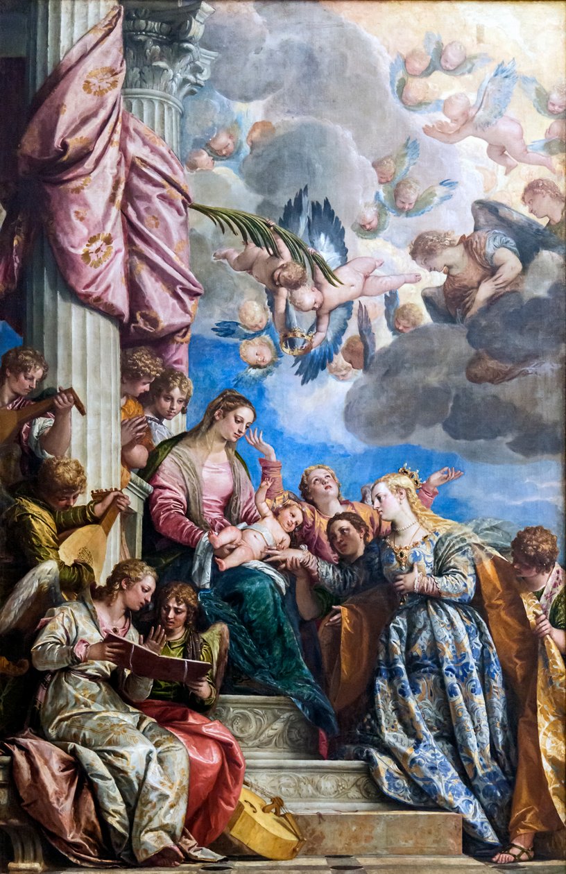 Mystické manželství svaté Kateřiny od Paolo Veronese