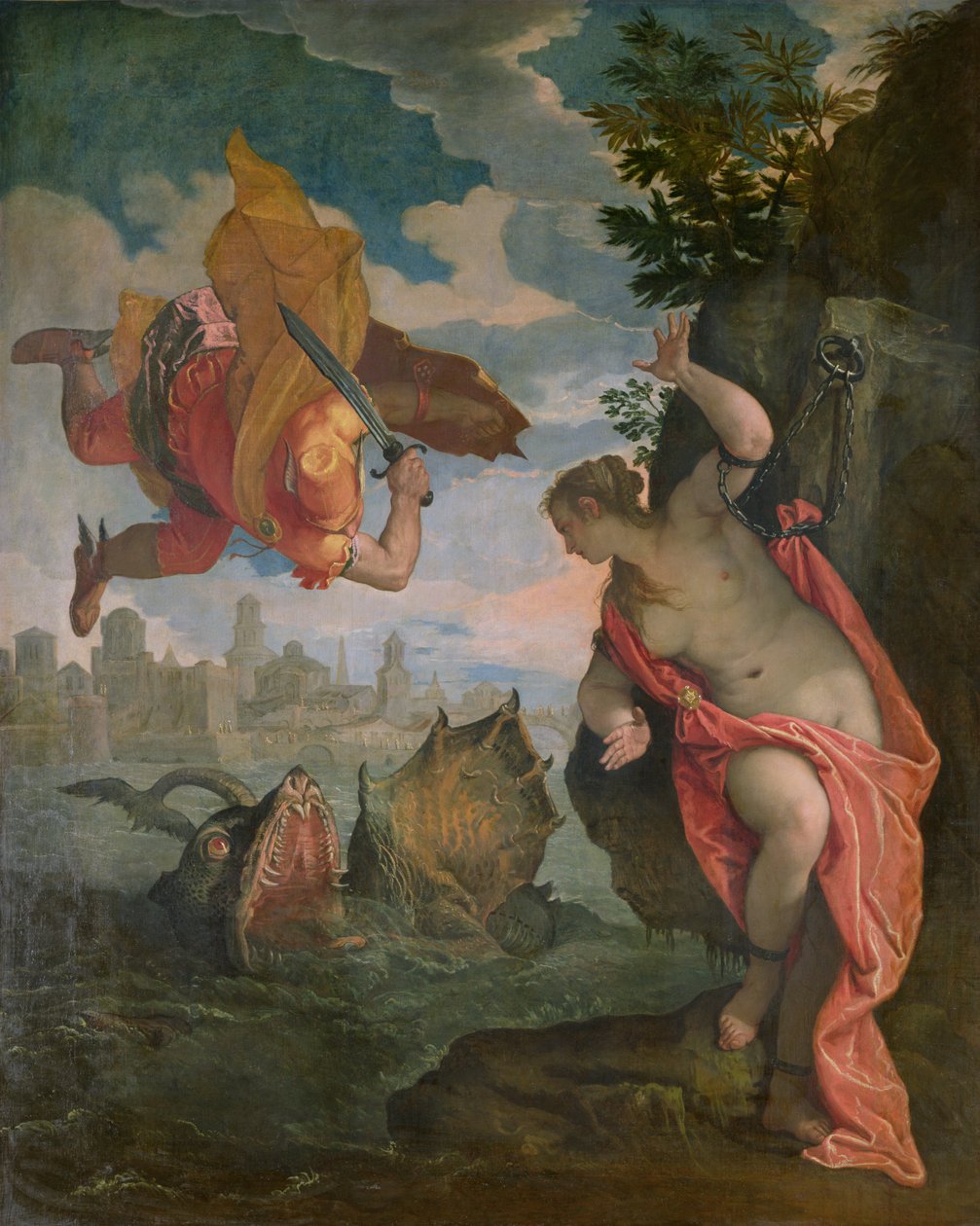 Perseus zachraňující Andromedu od Paolo Veronese