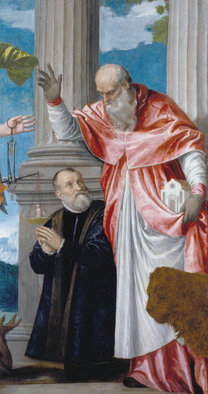 Svatý Jeroným a dárce od Paolo Veronese
