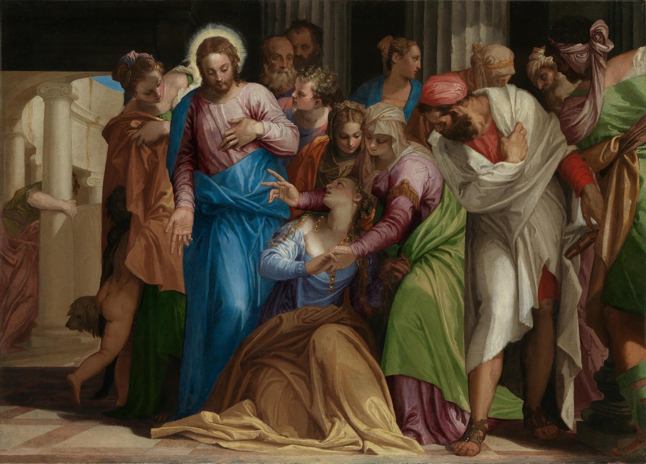 Obrácení Marie Magdalény od Paolo Veronese