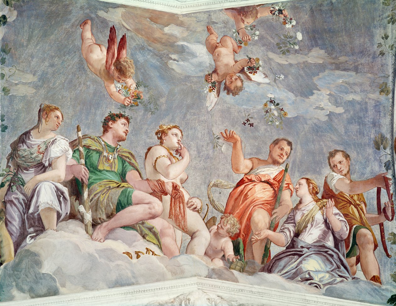 Soud lásky aneb Manželské ctnosti, 1562 od Paolo Veronese