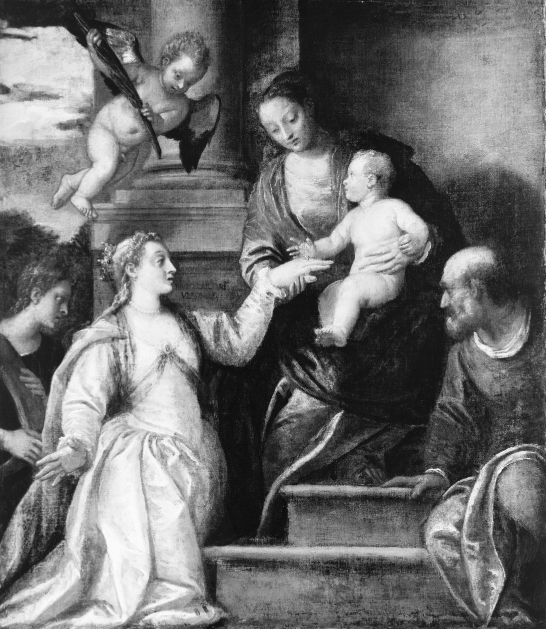 Mystické manželství svaté Kateřiny od Paolo Veronese