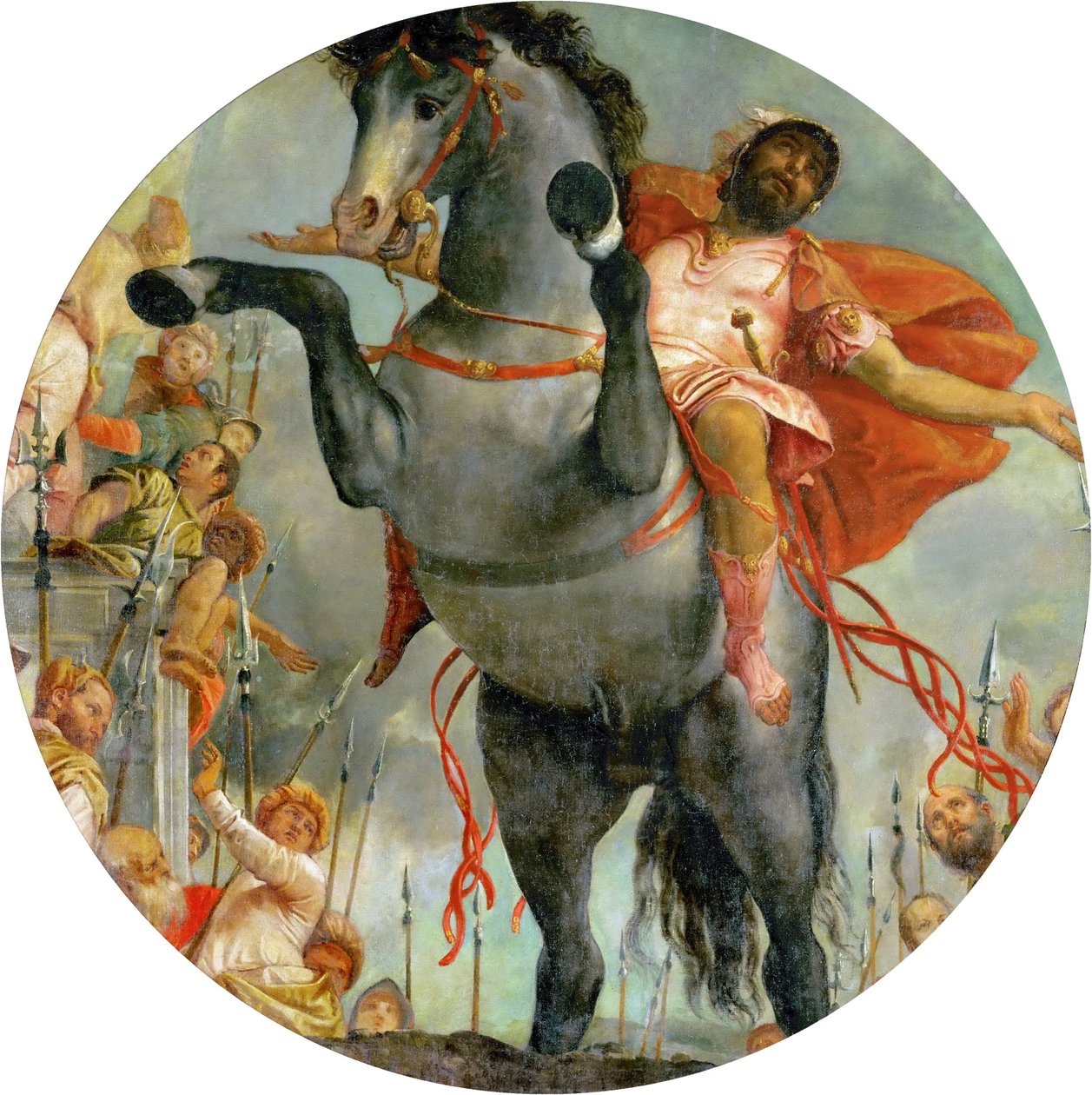 Obětní smrt Marka Curtiuse od Paolo Veronese