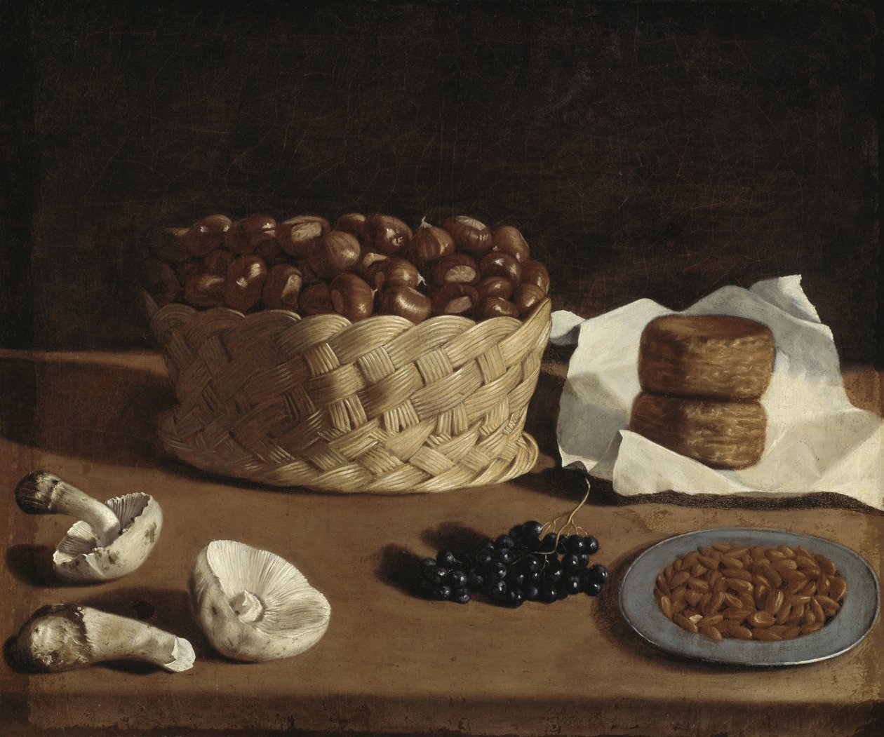 Kuchyňské zátiší, cca 1640 od Paolo Antonio Barbieri