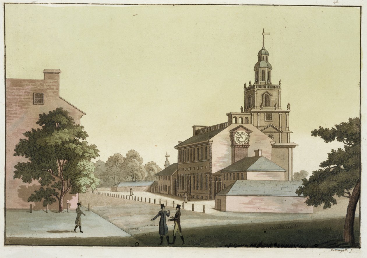 Independence Hall, Philadelphia, Pennsylvania, z 
