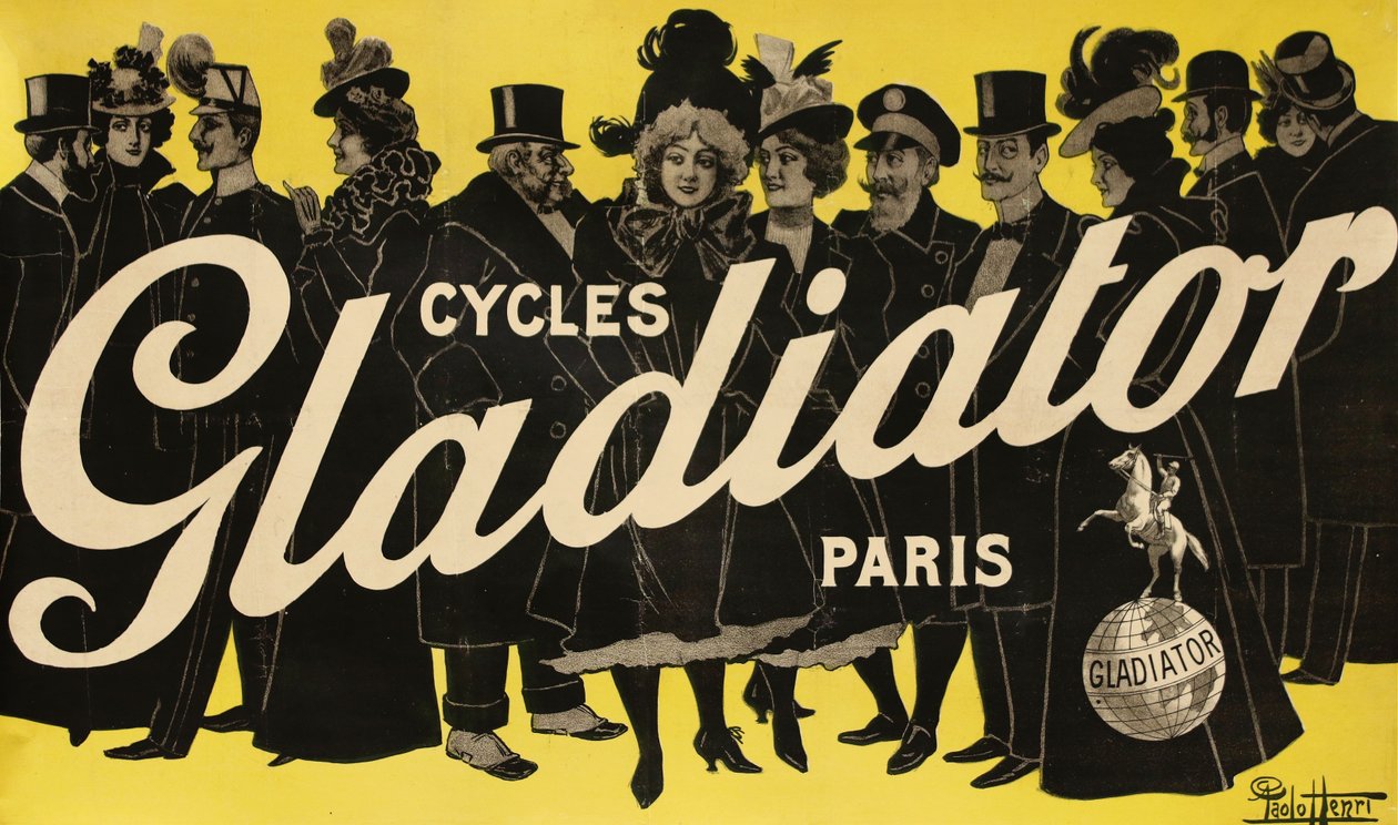 Cykly Gladiator, c. 1900. od Paolo Henri