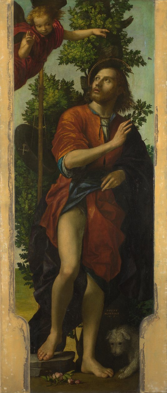 Svatý Roch, 1518 od Paolo Morando