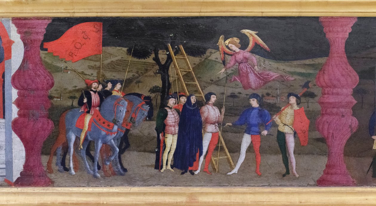 Predella o znesvěcení hostie, detail od Paolo Uccello