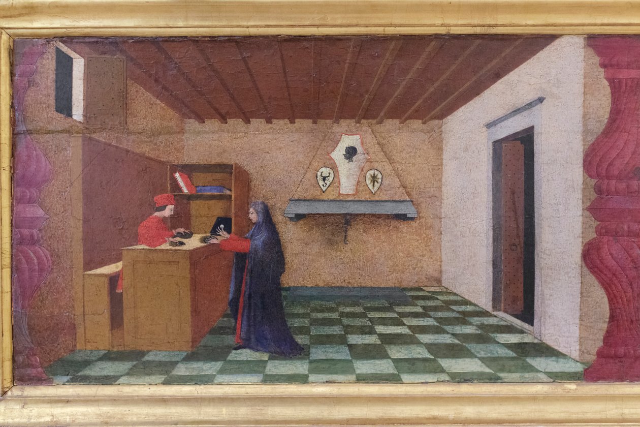 Predella o znesvěcení hostie, detail od Paolo Uccello