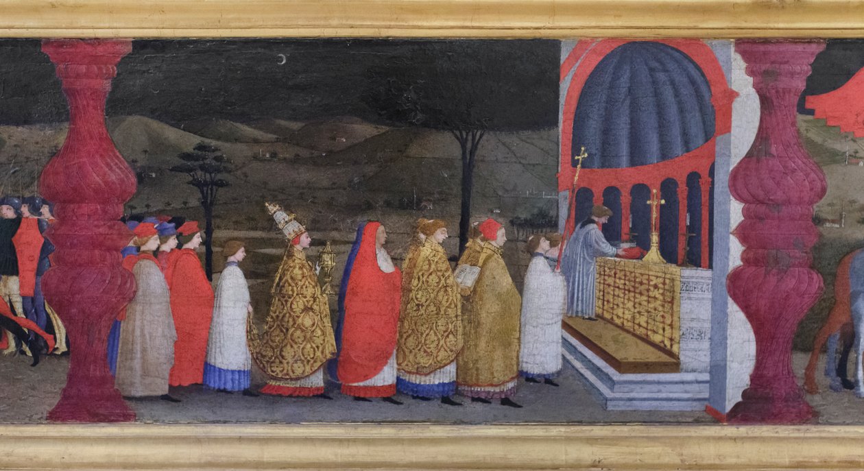 Predella o znesvěcení hostie, detail od Paolo Uccello