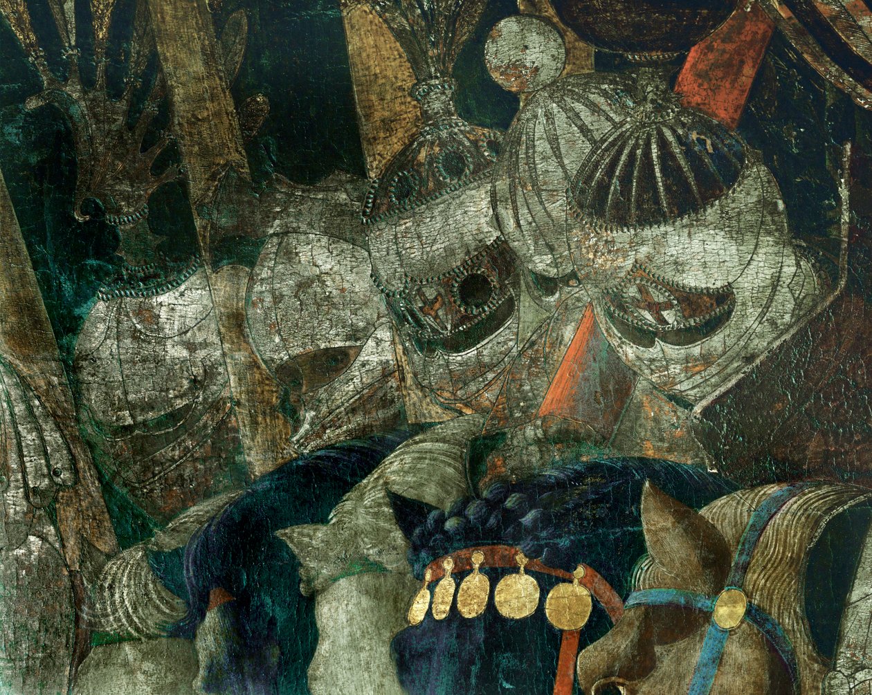 Bitva u San Romana mezi Florencií a Sienou v roce 1432 ... od Paolo Uccello