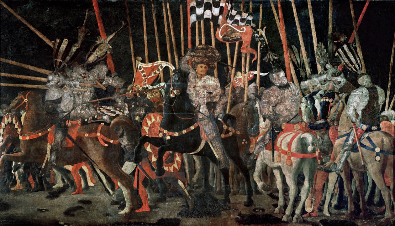 Bitva u San Romana ... od Paolo Uccello