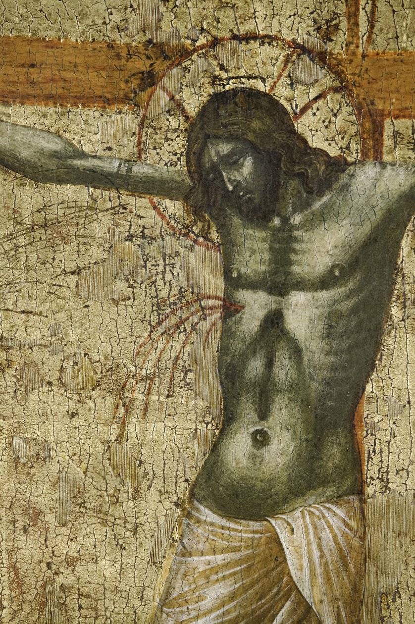 Kristus, detail z roku 1630100 Polyptych Ukřižování se svatými od Paolo Veneziano