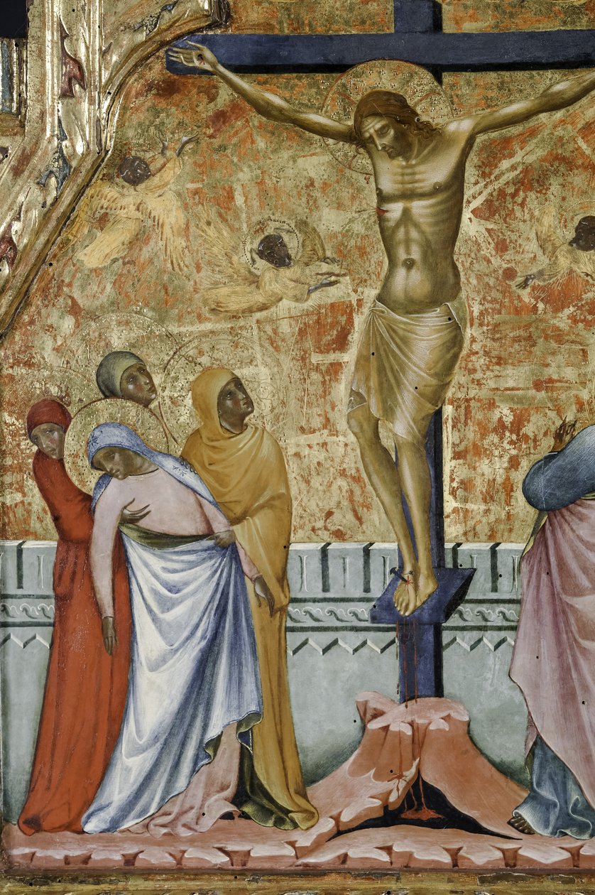 Ukřižování, detail od Paolo Veneziano