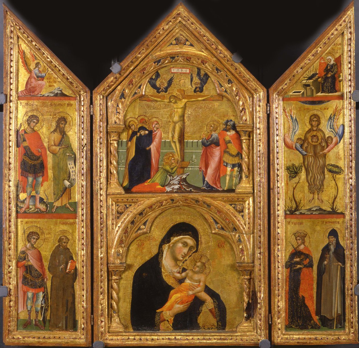 Přenosný oltář, cca 1335 od Paolo Veneziano