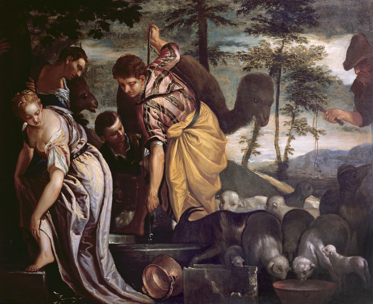 Jakub u Studny od Paolo Veronese