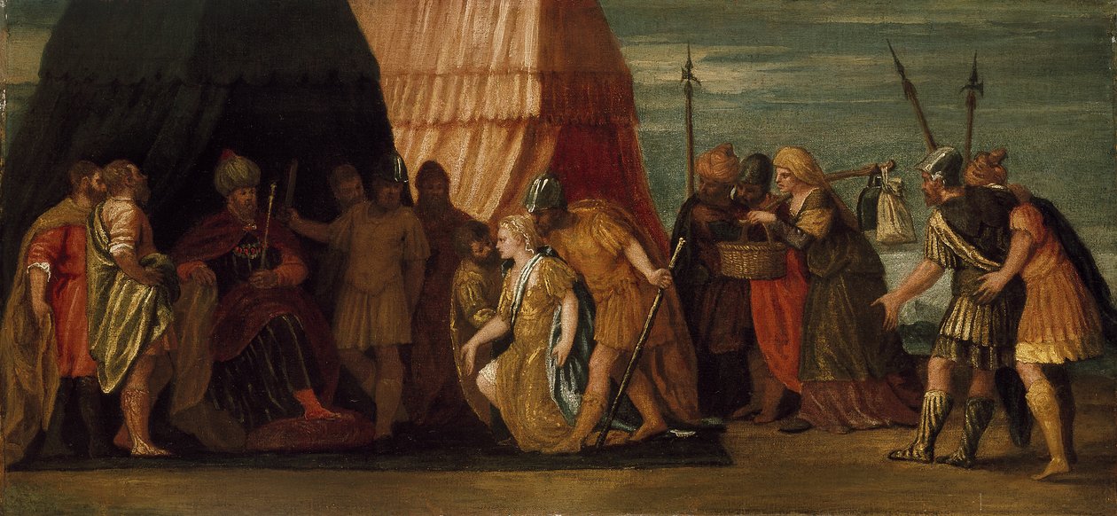 Judita přijatá Holofernem od Paolo Veronese