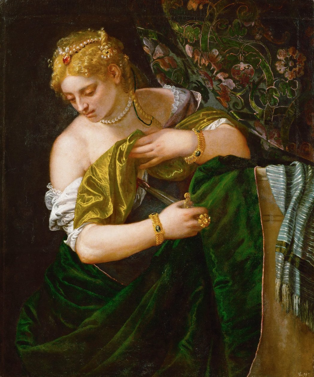 Lukrécie, asi 1583 od Paolo Veronese