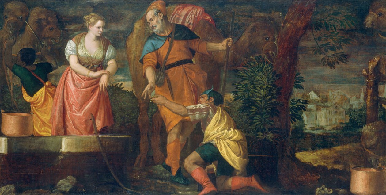 Rebecca u Studny, c. 15821588 od Paolo Veronese