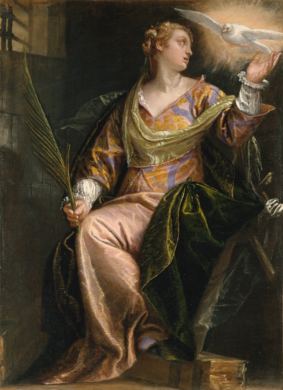 Svatá Kateřina Alexandrijská ve vězení, ca. 1580-85. od Paolo Veronese