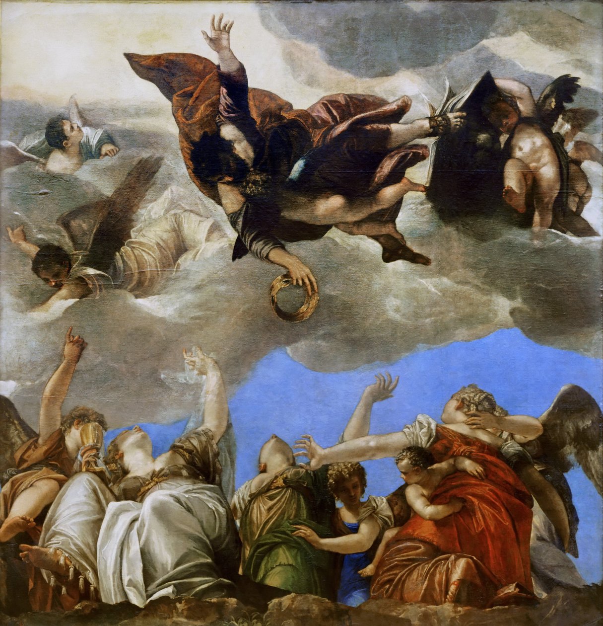 Svatý Marek odměňující teologické ctnosti od Paolo Veronese